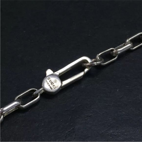 ✨🛍️ Gucci 925 Silver Interlocking GG Necklace - Picture 4 of 4